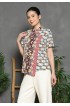 Lyne Halim Blouse Batik Dobby Janggan Lereng – Atasan Wanita Elegan Modern, BLO-8471